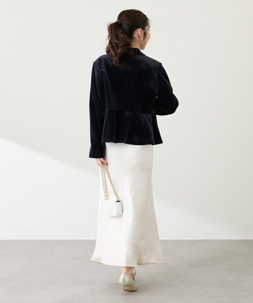 新品未使用　カリテ　ペプラムジャケット　テーラードジャケット 楽天市場】【SALE／40%OFF】【セットアップ対応】ペプラム