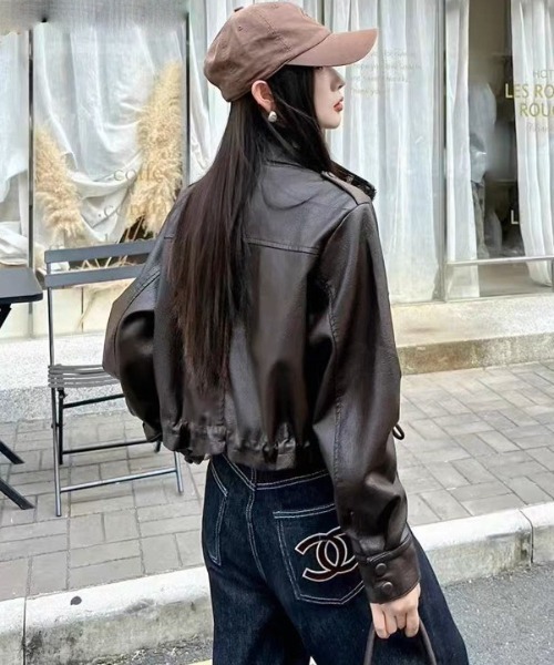 A'GEM/9 × .kom 『.KOM/ドットケーオーエム』 Y2K Faux Leather Short