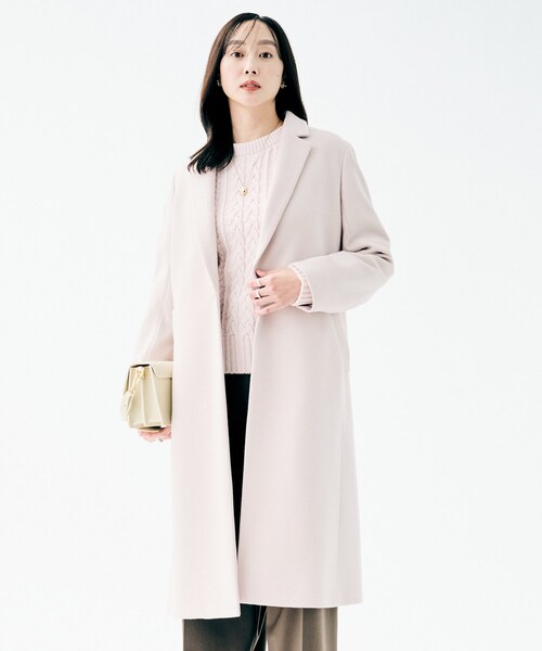 スタイリッシュ／オンオフ兼用】ウールチェスターコート（チェスター