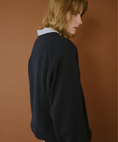 BROKEN BASE（ブロークンベース）の「Classic Soft Raglan Knit / クラシックソフトラグランニット（ニット/セーター・メンズ・ネイビー/チャコールグレー・MEDIUM/LARGE）」の20枚目の写真