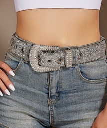 DEVICE（デバイス）の「ラインストーン バックル ベルト（ベルト）」