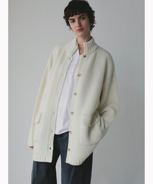 スタンドカラーニットジャケット（ニット/セーター）｜HER.（ハー）の