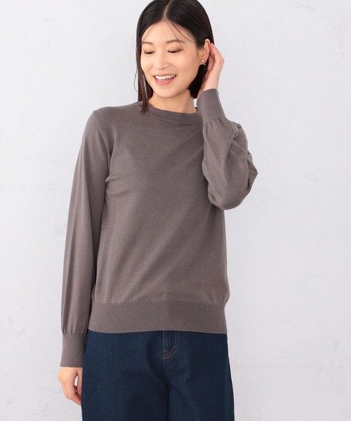 GALLORIA(ギャローリア)の「ニットファーベストアンサンブル(アンサンブル・レディース・ブラウン/ライトベージュ/ネイビー・M/S/LL/L)」の7枚目の写真