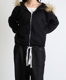 Vini（ヴィニ）の「裏起毛ファー付きジップアップパーカー（パーカー・メンズ）」