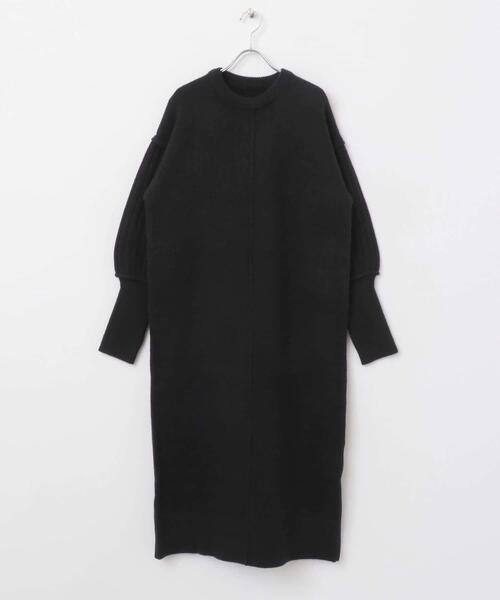 SENSE OF PLACE by URBAN RESEARCH(センスオブプレイスバイアーバンリサーチ)の「センターシームサムホールニットワンピース(ワンピース・レディース・グレー/ブラック/モカ・ONE)」の10枚目の写真
