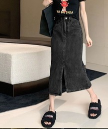ARCADE（アーケード）の「デニムスカート フロントスリットデザイン（デニムスカート）」