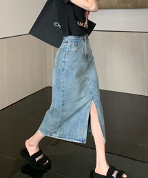 ARCADE（アーケード）の「デニムスカート フロントスリットデザイン（デニムスカート）」