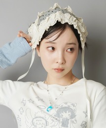 SPINNS | ドットヘッドドレス/羽根(その他ヘアアクセサリー)