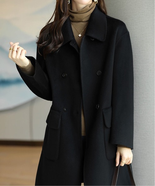 ヘリンボーンロングコート（その他アウター）｜CHUL（チュル）の