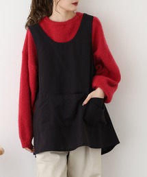 FUNALIVE（ファンアライブ）の「綿麻Aラインショートエプロン（エプロン）」