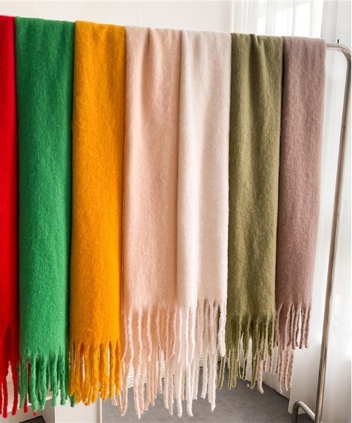 REBALANCE（リバランス）の「ボリュームフリンジマフラー（マフラー・レディース・K/F/E/D/C/Q/O/J/H/A/R/P/I/G/B/N/M/L・FREE）」の22枚目の写真