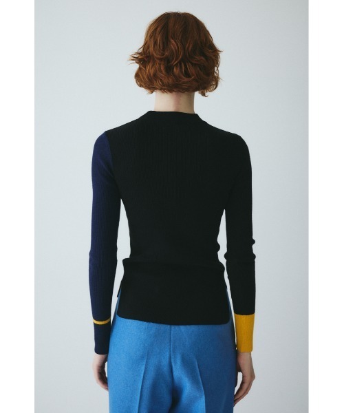 HeRIN.CYE（ヘリンドットサイ）の「Color block inner tops　　カラーブロックインナートップス（ニット/セーター・レディース・ホワイト系その他/グレー系その他/ブラウン系その他/ブラック系その他・FREE）」の7枚目の写真