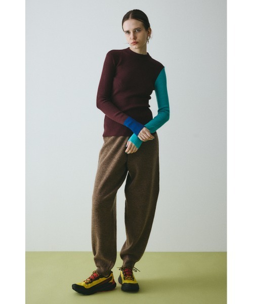 HeRIN.CYE（ヘリンドットサイ）の「Color block inner tops　　カラーブロックインナートップス（ニット/セーター・レディース・ホワイト系その他/グレー系その他/ブラウン系その他/ブラック系その他・FREE）」の12枚目の写真