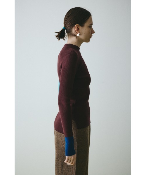 HeRIN.CYE（ヘリンドットサイ）の「Color block inner tops　　カラーブロックインナートップス（ニット/セーター・レディース・ホワイト系その他/グレー系その他/ブラウン系その他/ブラック系その他・FREE）」の15枚目の写真