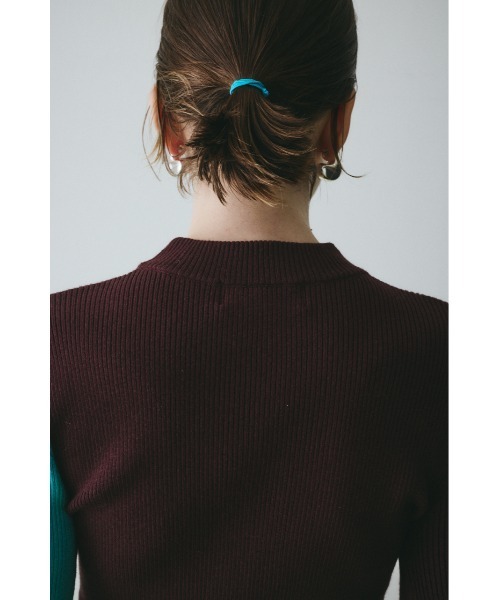 HeRIN.CYE（ヘリンドットサイ）の「Color block inner tops　　カラーブロックインナートップス（ニット/セーター・レディース・ホワイト系その他/グレー系その他/ブラウン系その他/ブラック系その他・FREE）」の17枚目の写真
