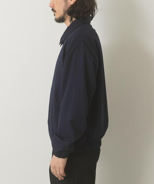 ITEMS URBANRESEARCH(アイテムズ アーバンリサーチ)の「Gabardine Zip Up Jacket(ブルゾン・メンズ・ブラック/チャコールグレー/ネイビー・MEDIUM/LARGE)」の10枚目の写真