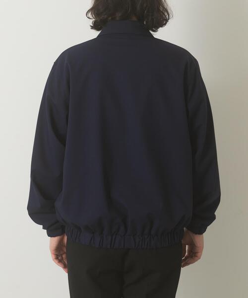 ITEMS URBANRESEARCH(アイテムズ アーバンリサーチ)の「Gabardine Zip Up Jacket(ブルゾン・メンズ・ブラック/チャコールグレー/ネイビー・MEDIUM/LARGE)」の11枚目の写真