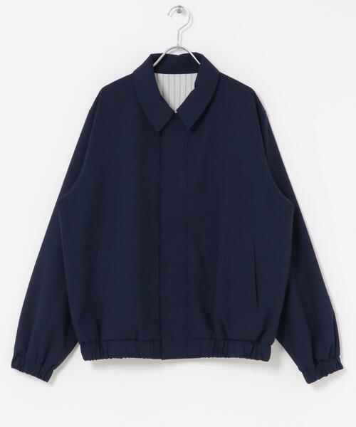 ITEMS URBANRESEARCH(アイテムズ アーバンリサーチ)の「Gabardine Zip Up Jacket(ブルゾン・メンズ・ブラック/チャコールグレー/ネイビー・MEDIUM/LARGE)」の12枚目の写真