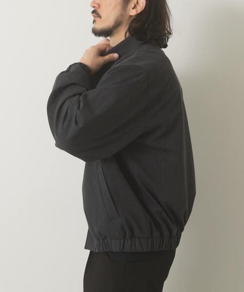 ITEMS URBANRESEARCH(アイテムズ アーバンリサーチ)の「Gabardine Zip Up Jacket(ブルゾン・メンズ・ブラック/チャコールグレー/ネイビー・MEDIUM/LARGE)」の20枚目の写真