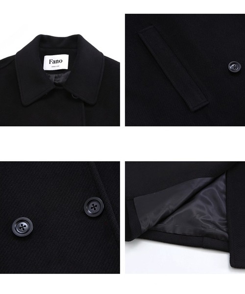 ダブルブレスト チェスターコート FQ25W137【Fano Studios】【2025AW