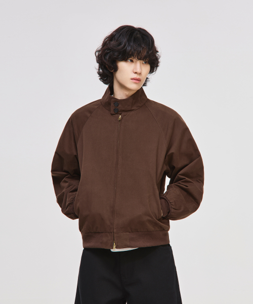 SIGNATURE（シグネチャ）の「コットンクロップヘリンボンジャケット[ブラウン]（ブルゾン・レディース・その他・MEDIUM/LARGE）」の3枚目の写真