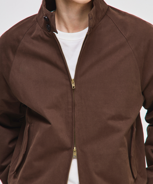SIGNATURE（シグネチャ）の「コットンクロップヘリンボンジャケット[ブラウン]（ブルゾン・レディース・その他・MEDIUM/LARGE）」の4枚目の写真