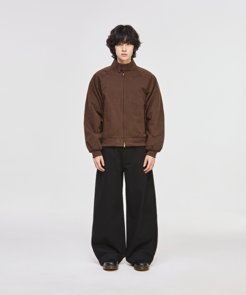 SIGNATURE（シグネチャ）の「コットンクロップヘリンボンジャケット[ブラウン]（ブルゾン・レディース・その他・MEDIUM/LARGE）」の8枚目の写真