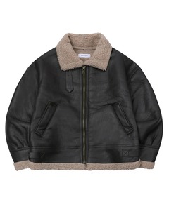 ‼️美品‼️シュプリーム　ジャケット ブランド古着】パッチワーク シェアリング ムートン ジャケット