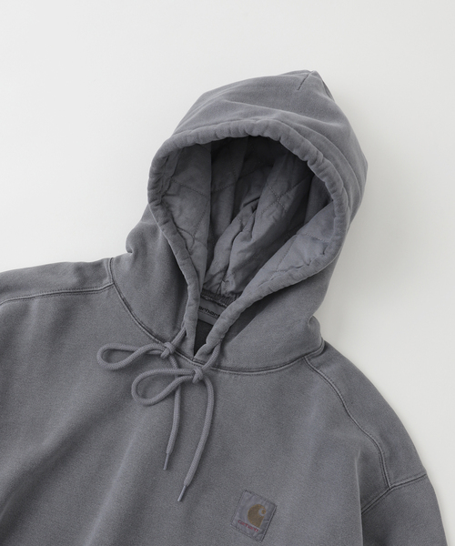Carhartt WIP（カーハートダブリューアイピー）の「CARHARTT WIP / カーハート ダブリューアイピー HOODED VISTA SWEATSHIRT（パーカー・メンズ・ブラウン/ホワイト系その他/ブラック・MEDIUM/SMALL）」の5枚目の写真