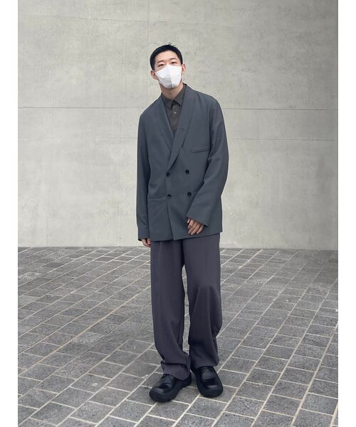 MUSINSA STANDARD（ムシンサスタンダード）の「リラックスフィットシルキーシャツ[カーキ]（シャツ/ブラウス・メンズ・その他・SMALL/MEDIUM/LARGE/X-LARGE/XX-LARGE）」の4枚目の写真