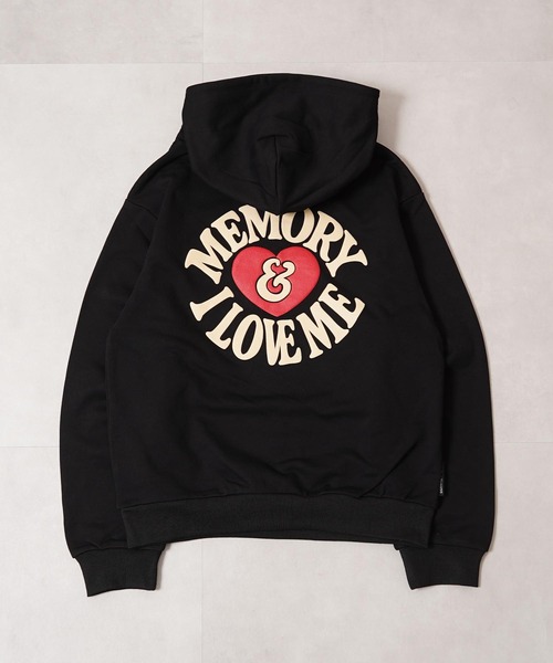 #MEMORY(メモリー)の「【MEMORY】バックロゴ I LOVE ME プルパーカー / Back Logo I LOVE ME Pullover Hoodie(パーカー・メンズ・ホワイト系/ブラック/ネイビー・S/M/L)」の8枚目の写真