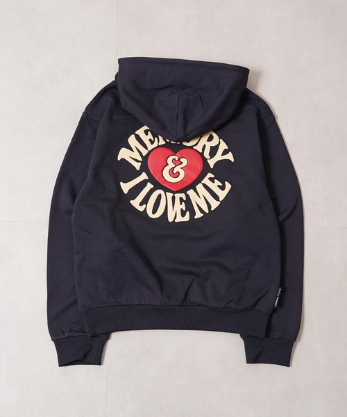 #MEMORY(メモリー)の「【MEMORY】バックロゴ I LOVE ME プルパーカー / Back Logo I LOVE ME Pullover Hoodie(パーカー・メンズ・ホワイト系/ブラック/ネイビー・S/M/L)」の10枚目の写真