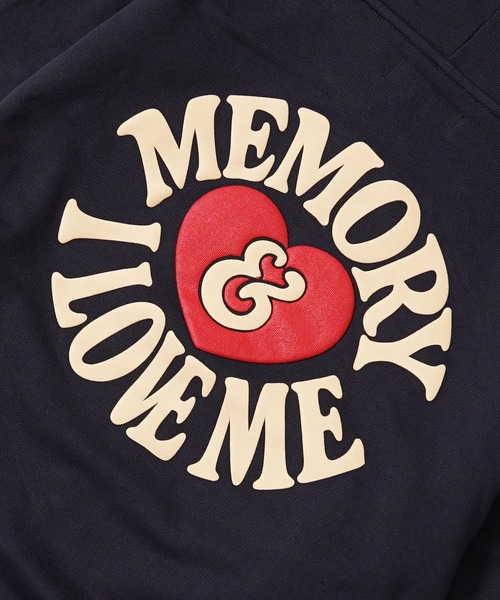 #MEMORY(メモリー)の「【MEMORY】バックロゴ I LOVE ME プルパーカー / Back Logo I LOVE ME Pullover Hoodie(パーカー・メンズ・ホワイト系/ブラック/ネイビー・S/M/L)」の16枚目の写真