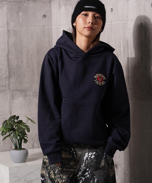 MEMORY】バックロゴ I LOVE ME プルパーカー / Back Logo I LOVE ME