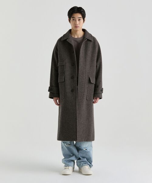 MUSINSA STANDARD（ムシンサスタンダード）の「ピグメントオーバーサイズスウェットシャツ[ブラウン]（スウェット・メンズ・その他・MEDIUM/LARGE/X-LARGE/XX-LARGE/XXX-LARGE/SMALL）」の7枚目の写真