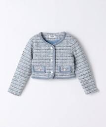 SHIPS Colors｜シップス カラーズのノーカラージャケット（ツイード