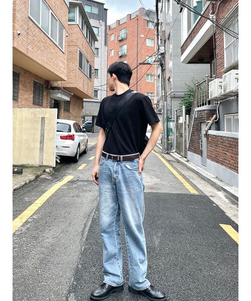 MUSINSA STANDARD（ムシンサスタンダード）の「ヘビーウェイトリラックスクルーネックTシャツ[ブラック]（Tシャツ/カットソー・メンズ・その他・SMALL/MEDIUM/LARGE/X-LARGE/XX-LARGE）」の5枚目の写真