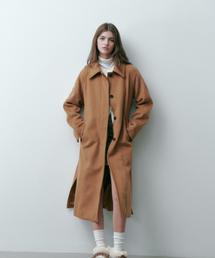 SALT AND CHOCOLATE（ソルトアンドチョコレート）の「Wool Balmacan Single Coat Beige 4W224I301（チェスターコート）」