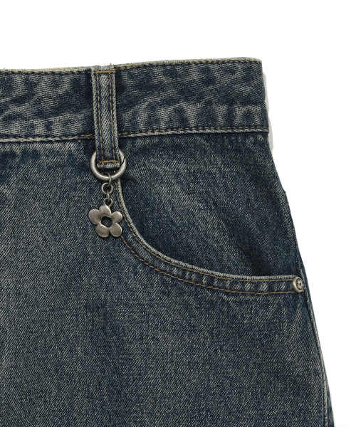 Wacky WiLLy(ワッキーウィリー)の「ウィメンズデニムロングカーゴスカートブルー(スカート・レディース・その他・SMALL/MEDIUM)」の5枚目の写真