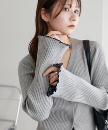 【WEB限定】リブメローニット