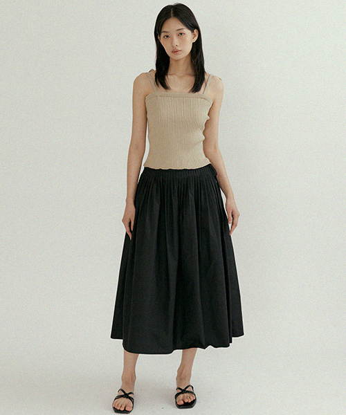 LINGSEOUL(リングソウル)の「ribbed bustier knit-khaki(ニット/セーター・レディース・その他・FREE)」の2枚目の写真