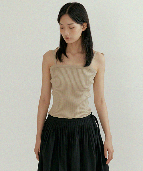 LINGSEOUL(リングソウル)の「ribbed bustier knit-khaki(ニット/セーター・レディース・その他・FREE)」の4枚目の写真