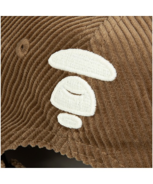 AAPE BY A BATHING APE（エーエイプバイアベイシングエイプ）の「AAPE CORDUROY CAP（キャップ・メンズ・ベージュ/ダークグレー・FREE）」の4枚目の写真