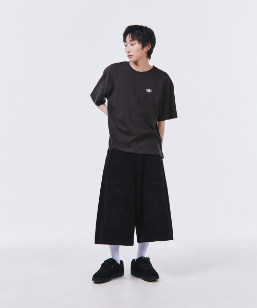 SCALLYWAG（スカリーワグ）の「ジグザグステッチバミューダデニム[ブラック]（その他パンツ・レディース・その他・SMALL/MEDIUM/LARGE/X-LARGE）」の5枚目の写真