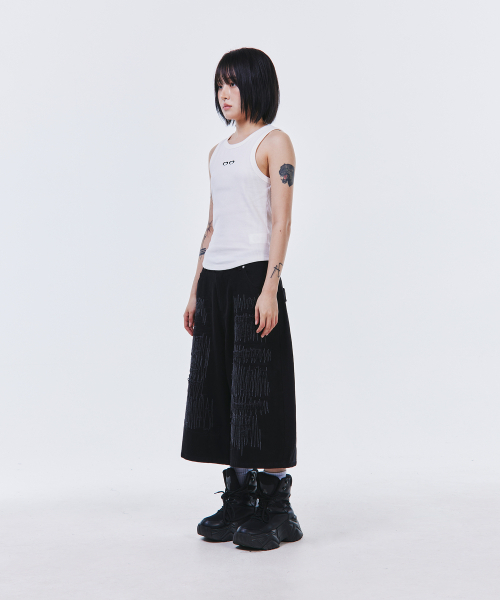 SCALLYWAG（スカリーワグ）の「ジグザグステッチバミューダデニム[ブラック]（その他パンツ・レディース・その他・SMALL/MEDIUM/LARGE/X-LARGE）」の14枚目の写真
