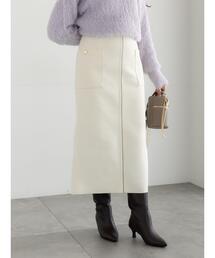 Te chichi | メルトンジャージーナロースカート(スカート)