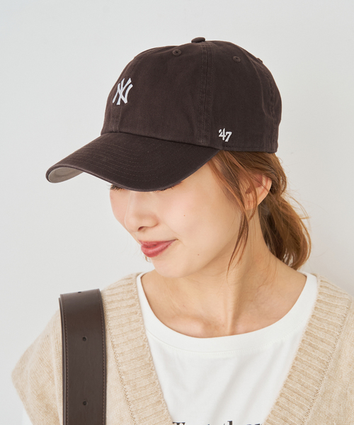 Spick & Span（スピックアンドスパン）の「《WEB限定 / 追加》'47 / フォーティーセブン YANKEES キャップ（キャップ・レディース・ブラウン・FREE）」の3枚目の写真