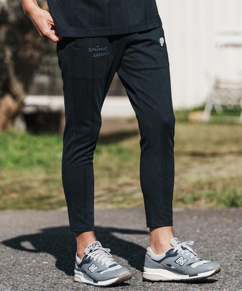 1minute 1second（ワンミニットワンセカンド）の「mp14364-diamond shaped jacquard knit pants イージーパンツ(1M26H100)（その他パンツ・メンズ・ブラック/オフホワイト/グレー・S/M/L/XL）」の2枚目の写真
