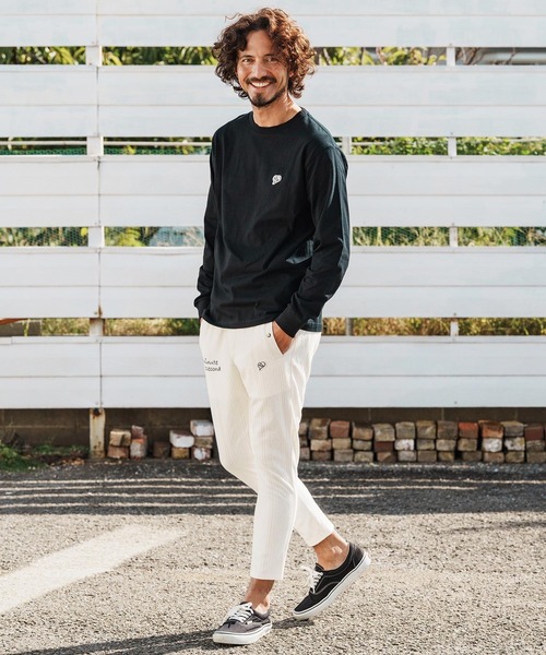 1minute 1second（ワンミニットワンセカンド）の「mp14364-diamond shaped jacquard knit pants イージーパンツ(1M26H100)（その他パンツ・メンズ・ブラック/オフホワイト/グレー・S/M/L/XL）」の16枚目の写真
