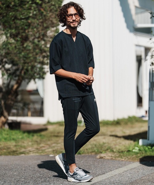 1minute 1second（ワンミニットワンセカンド）の「mp14364-diamond shaped jacquard knit pants イージーパンツ(1M26H100)（その他パンツ・メンズ・ブラック/オフホワイト/グレー・S/M/L/XL）」の20枚目の写真